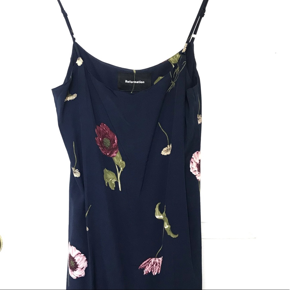 Reformation lindsay summer mini dress
